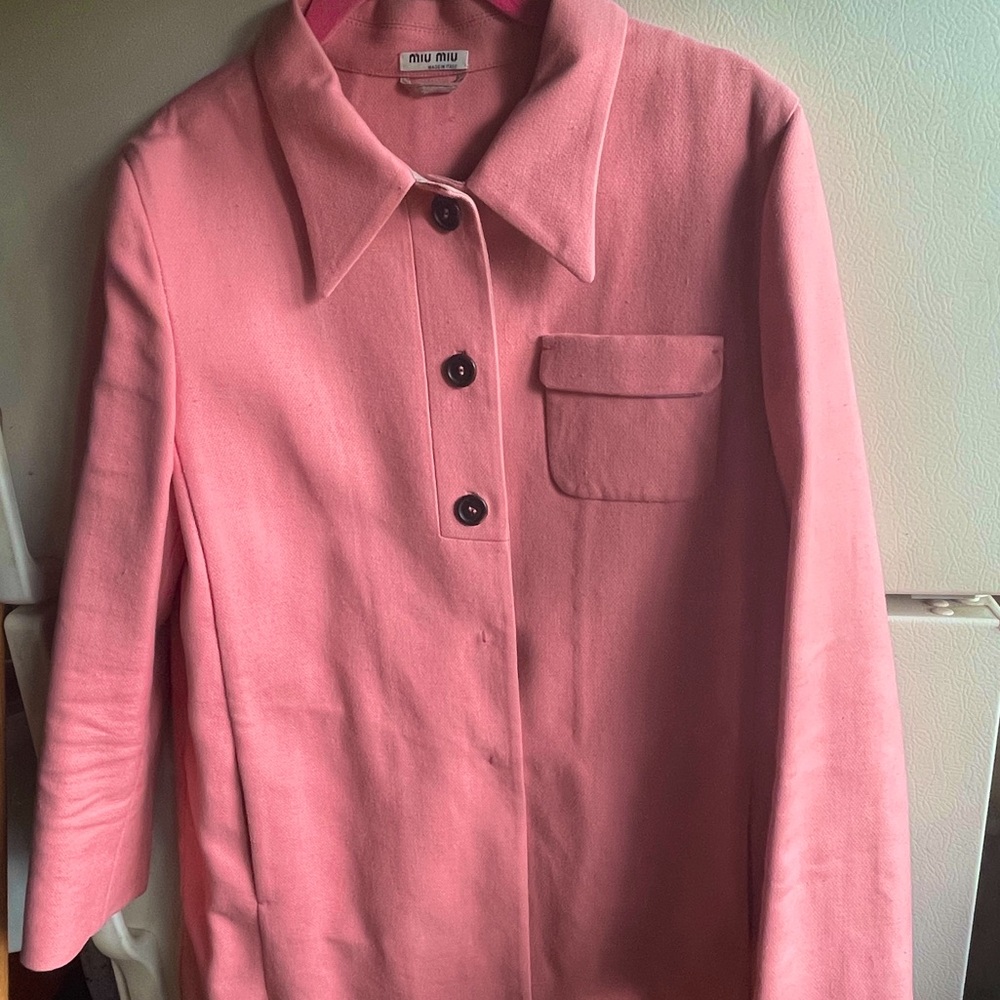 Vintage Miu Miu Peach Cotton Coat